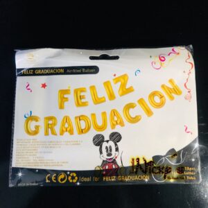 Letrero «Feliz Graduación» de 40 cm